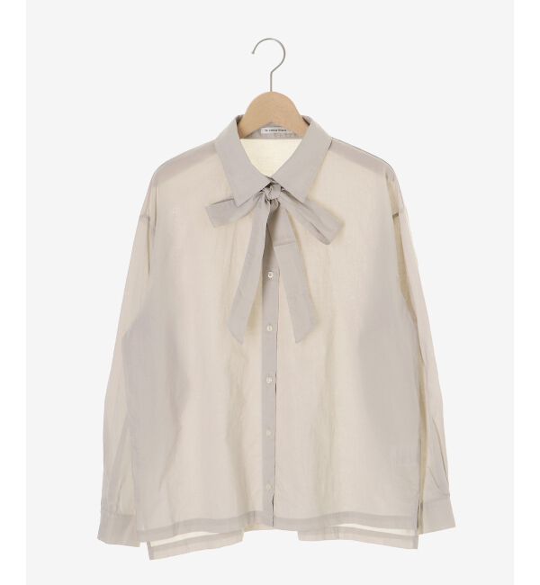  「《WEB限定アイテム》コットン2Wayボウタイブラウス」|シャツ・ブラウス|