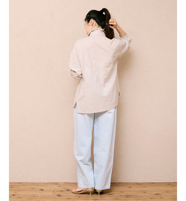  「《WEB限定アイテム》コットン2Wayボウタイブラウス」|シャツ・ブラウス|