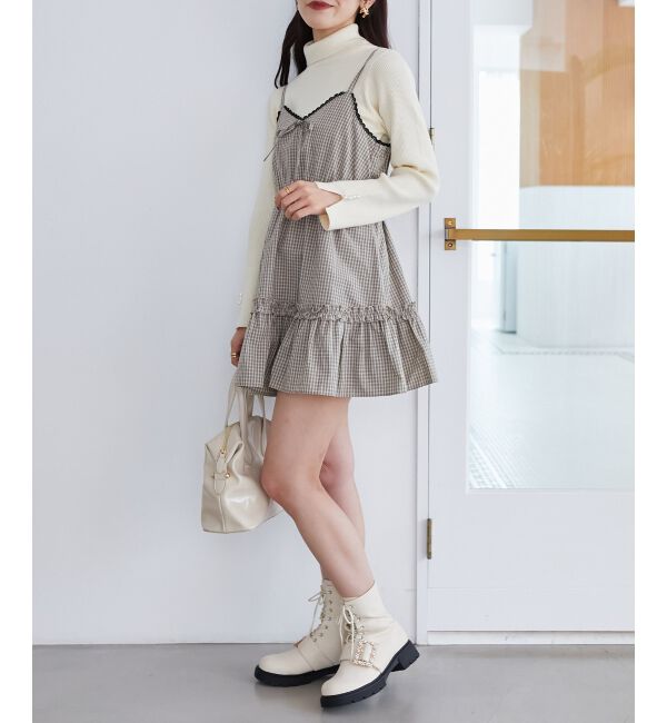 MAJESTICLEGON「パールバックルレースアップブーツ」|ショートブーツ|