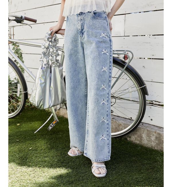  「◇ダブルリボンサンダル」|サンダル|