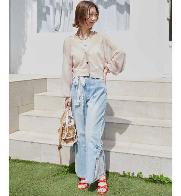  「◇ダブルリボンサンダル」|サンダル|