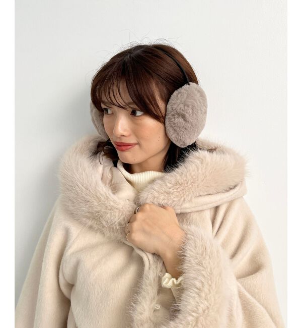  「ファーイヤーマフ」|イヤーマフ|グレー