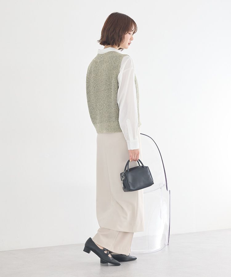 earth music&ecology「ジップスリットIラインスカート」|タイト|