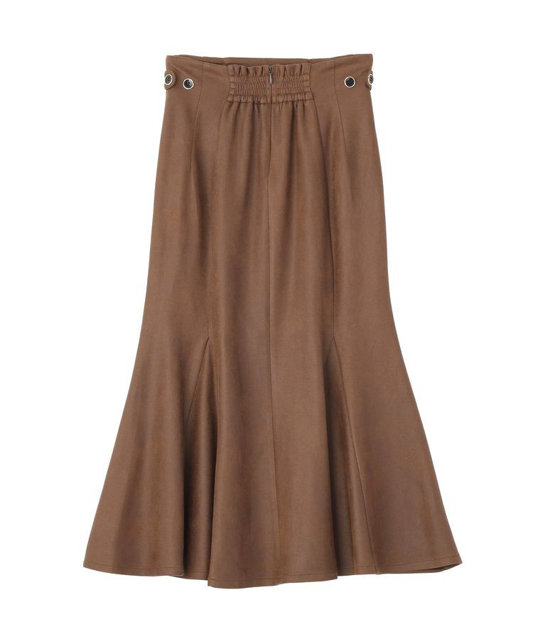 earth music&ecology「フェイクレザーマーメイドスカート」|フレア|