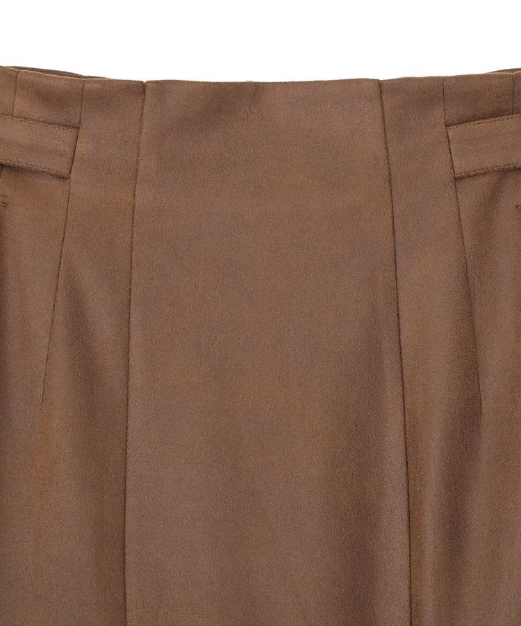 earth music&ecology「フェイクレザーマーメイドスカート」|フレア|