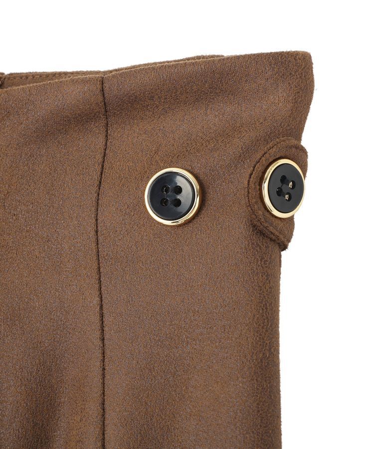 earth music&ecology「フェイクレザーマーメイドスカート」|フレア|