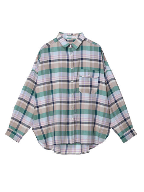  「とろみバックタックBIGシャツ」|シャツ・ブラウス|