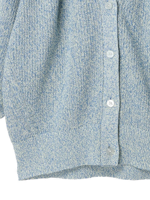  「片畦Mixニットカーディガン」|カーディガン|