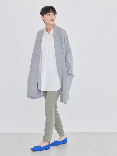  「バイカラーニットコーディガン」|カーディガン|