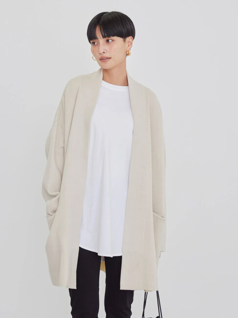  「バイカラーニットコーディガン」|カーディガン|