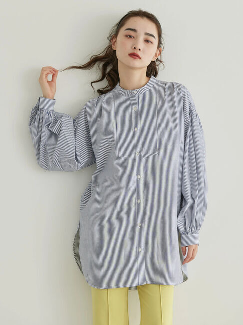 AMERICAN HOLIC「SET　ニットベスト+ボリュームスリーブシャツ」|ニット・セーター|