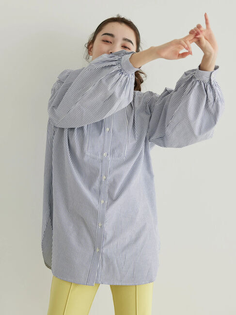 AMERICAN HOLIC「SET　ニットベスト+ボリュームスリーブシャツ」|ニット・セーター|