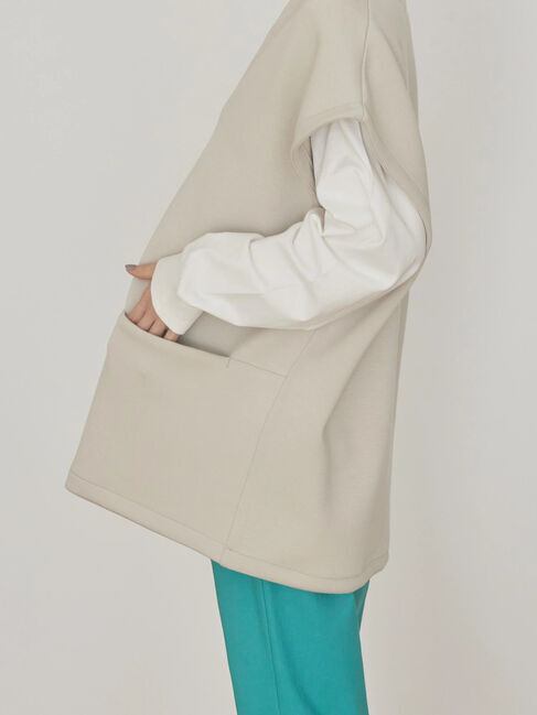  「SET ポンチベスト+カットプルオーバー」|Tシャツ・カットソー|