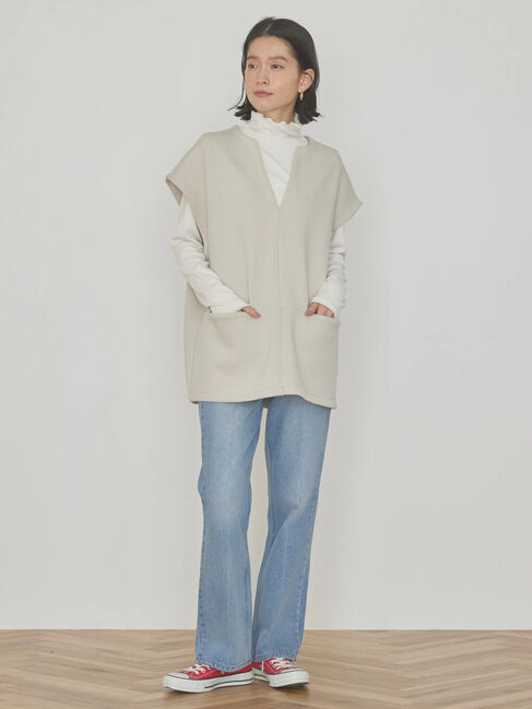 AMERICAN HOLIC「SET　ポンチベスト+シアーカットプルオーバー」|Tシャツ・カットソー|