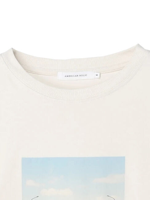 AMERICAN HOLIC「ロゴフォト転写カットプルオーバー」|Tシャツ・カットソー|