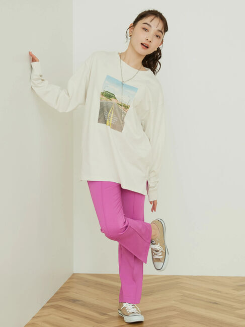 AMERICAN HOLIC「ロゴフォト転写カットプルオーバー」|Tシャツ・カットソー|