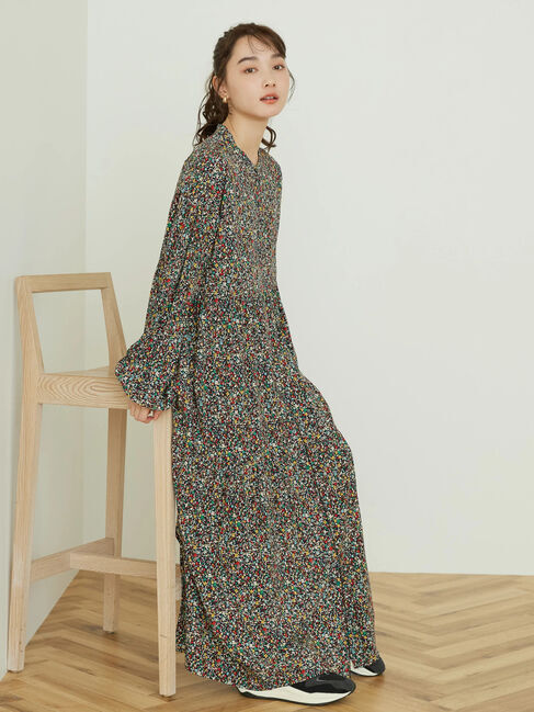  「Flowerティアードワンピース」|ワンピース|