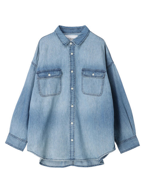  「Wポケットデニムシャツ」|シャツ・ブラウス|
