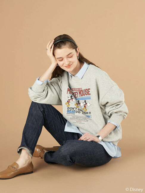  「Triple Mickey/ロゴスウェット」|Tシャツ・カットソー|