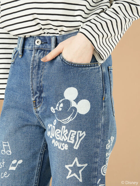  「Mickey/プリントデニムパンツ」|その他|
