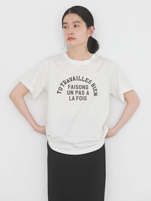  「アソートロゴカット半袖プルオーバー」|Tシャツ・カットソー|オフホワイト