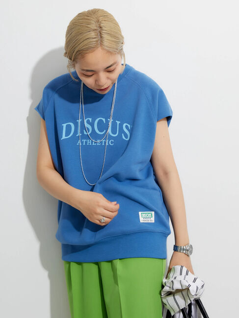  「DISCUS フレンチテリーノースリーブ プルオーバー」|Tシャツ・カットソー|