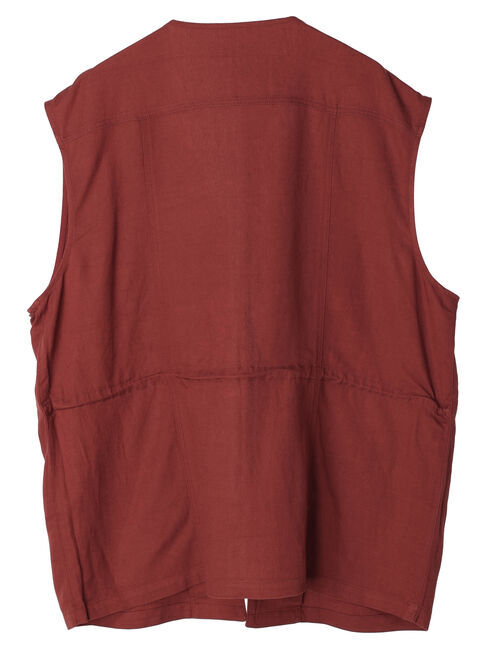 AMERICAN HOLIC「リネンブレンドワークベスト」|ベスト・ジレ|