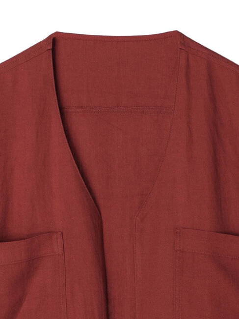 AMERICAN HOLIC「リネンブレンドワークベスト」|ベスト・ジレ|