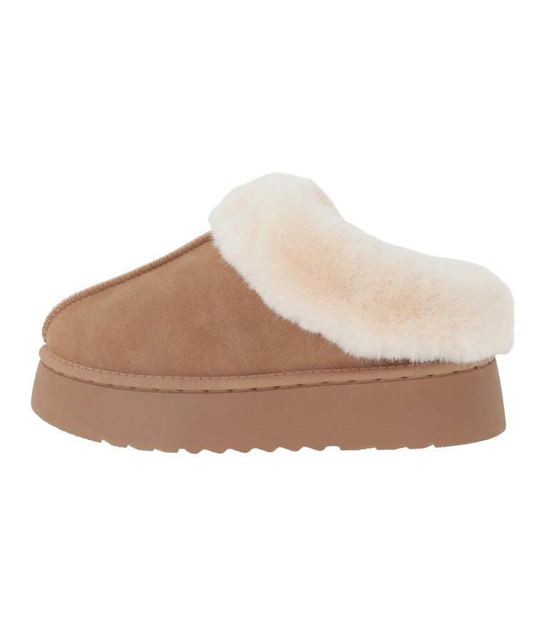 Green Parks「・minia フェイクムートンスリッポン」|ショートブーツ|