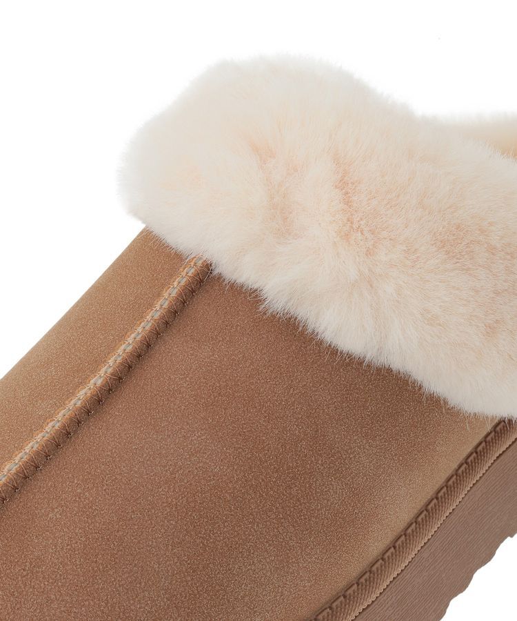 Green Parks「・minia フェイクムートンスリッポン」|ショートブーツ|