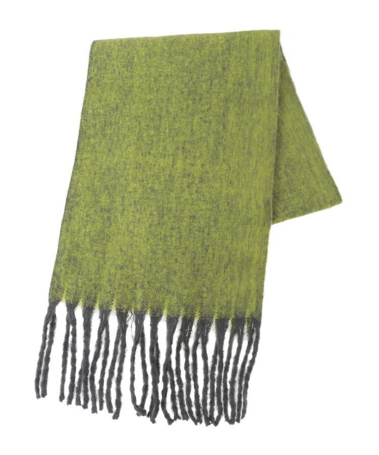 Green Parks「・furry rate ヘアリーシャドーカラーマフラー」|マフラー|Yellow