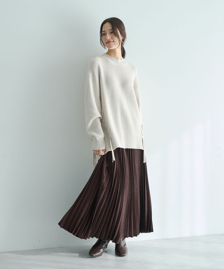 YECCA VECCA「レースアップニット」|ニット・セーター|