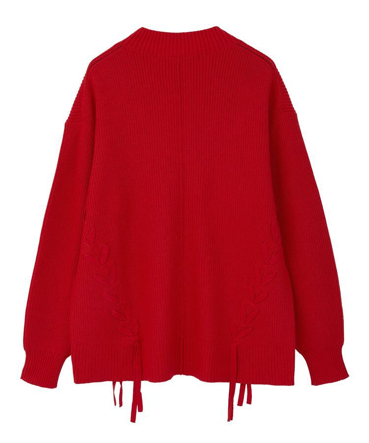 YECCA VECCA「レースアップニット」|ニット・セーター|