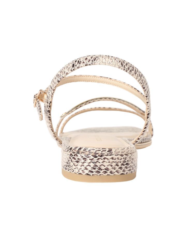 YECCA VECCA「ゴールドバーサンダル」|サンダル|