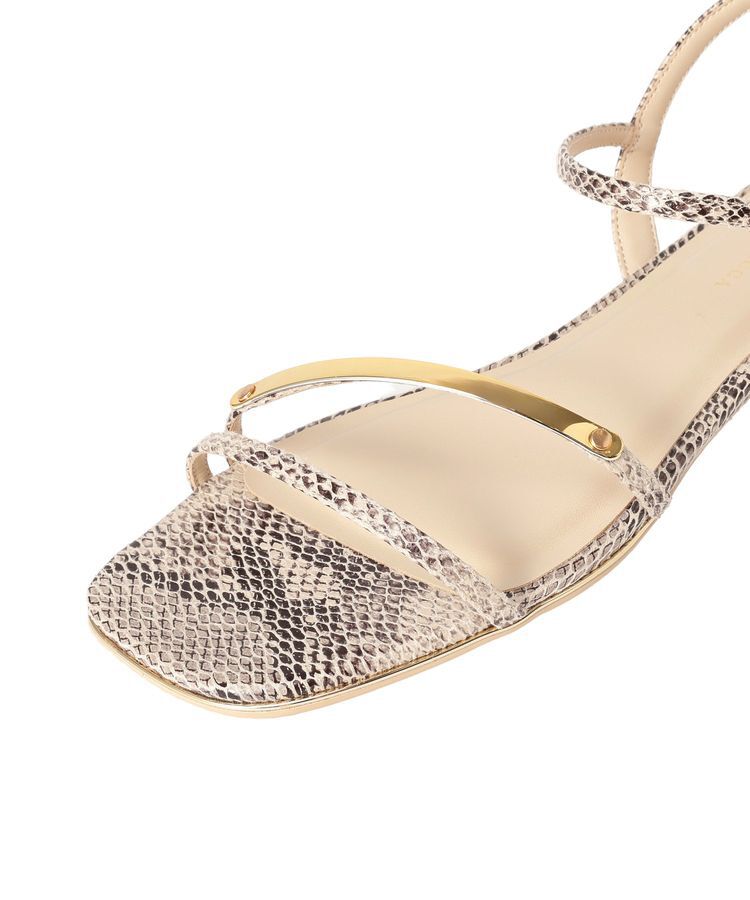 YECCA VECCA「ゴールドバーサンダル」|サンダル|