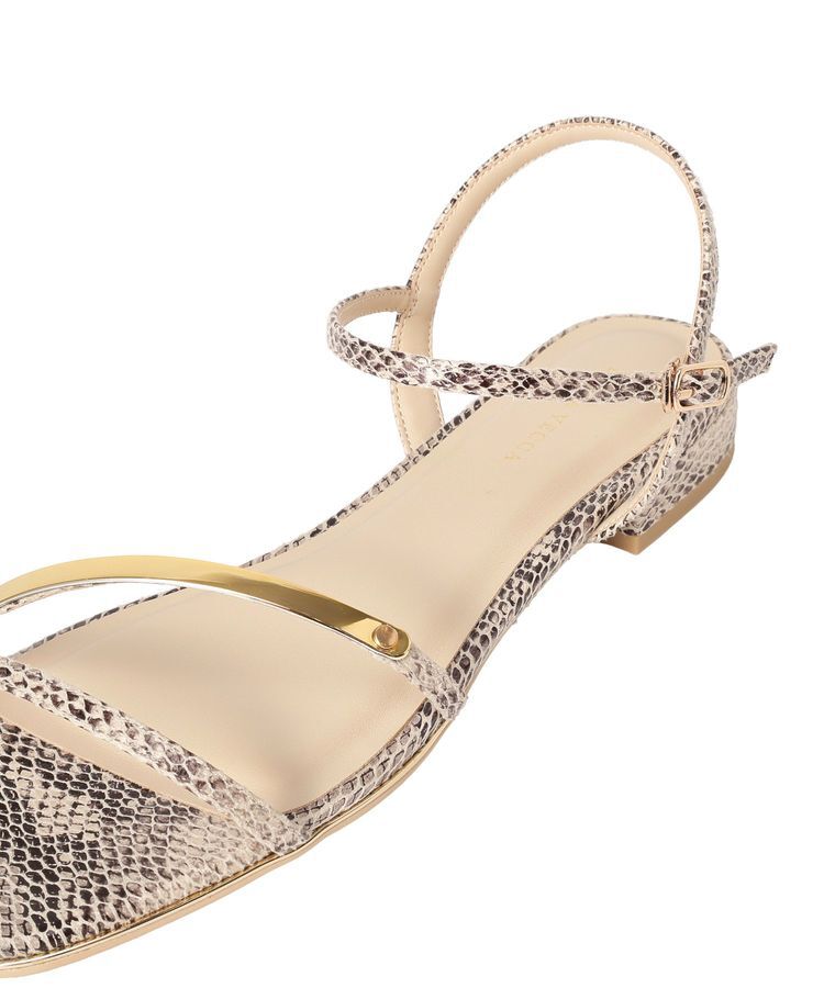 YECCA VECCA「ゴールドバーサンダル」|サンダル|