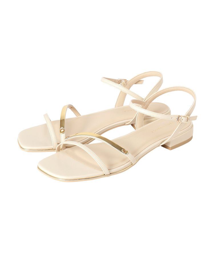 YECCA VECCA「ゴールドバーサンダル」|サンダル|