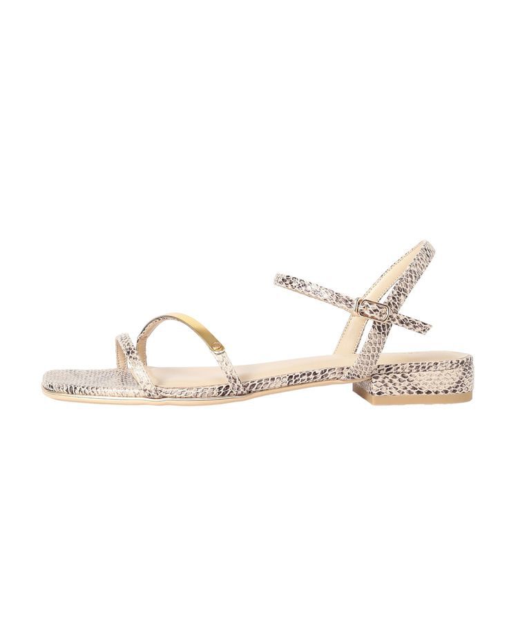 YECCA VECCA「ゴールドバーサンダル」|サンダル|