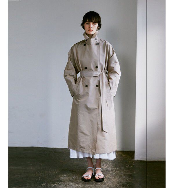 allureville「マイクロタフタトレンチコート」|トレンチコート|