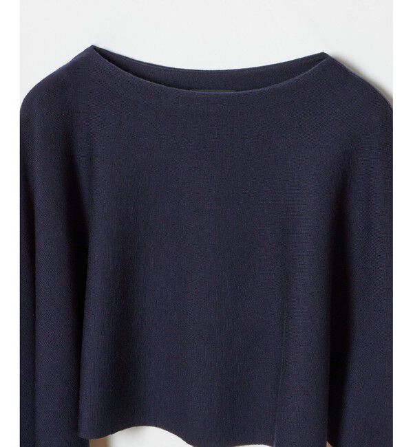 allureville「ハイツイストウールアシメケープ」|ニット・セーター|