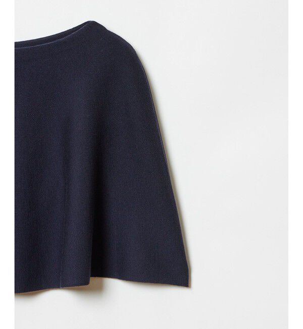 allureville「ハイツイストウールアシメケープ」|ニット・セーター|