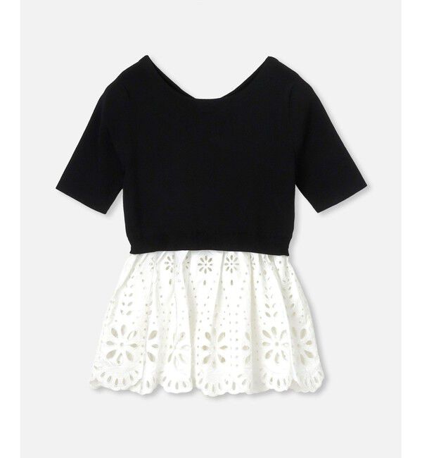 LOULOU WILLOUGHBY「【LOULOU WILLOUGHBY】アイレットレースペプラムプルオーバー」|その他|