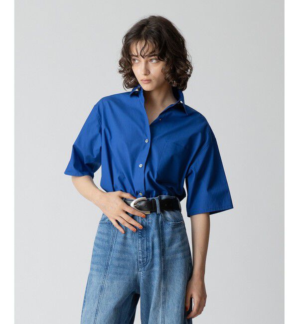 allureville「コットンブロードオーバーシャツ」|シャツ・ブラウス|