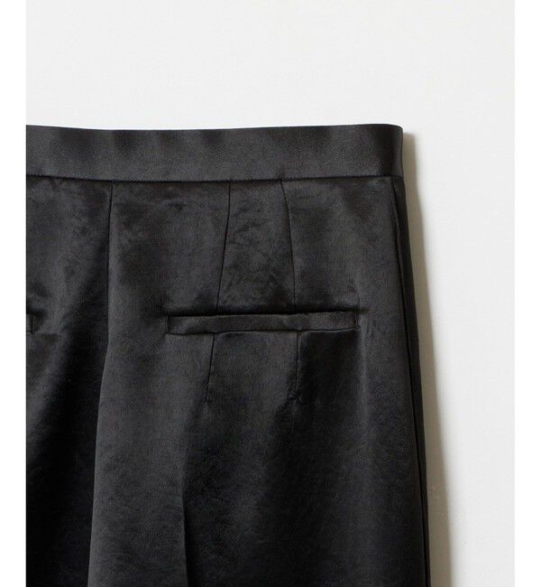 allureville「アセテートサテンタックパンツ」|チノ|