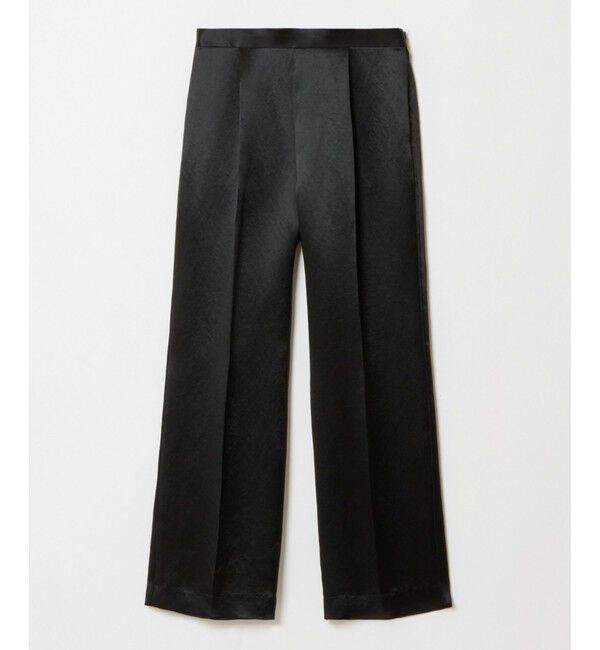 allureville「アセテートサテンタックパンツ」|チノ|