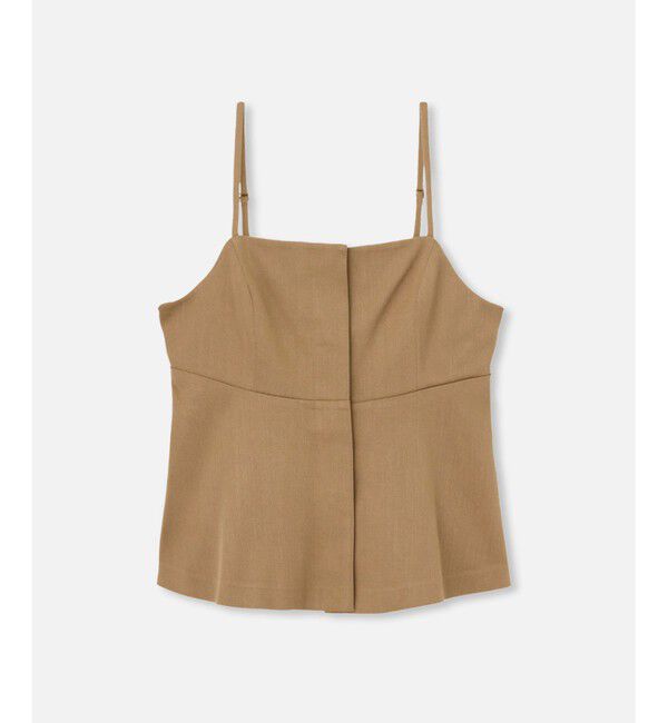 allureville「◇デニムライクビスチェキャミ」|シャツ・ブラウス|キャメル