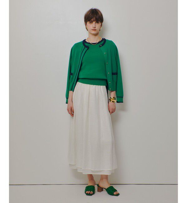 allureville「カールマイヤーギャザースカート」|スカート|