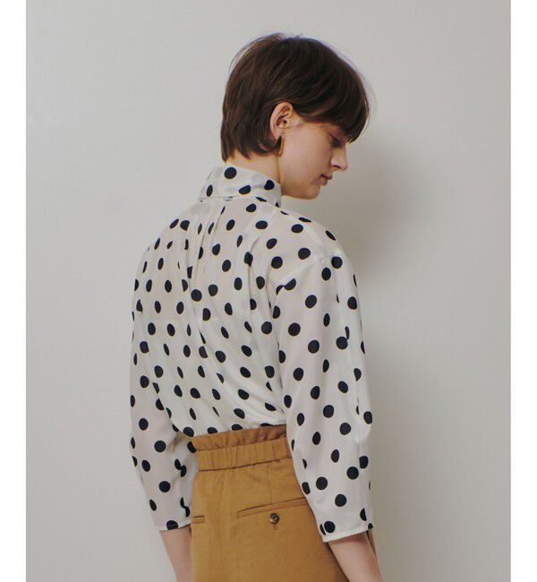 allureville「ポルカドットブラウス」|シャツ・ブラウス|