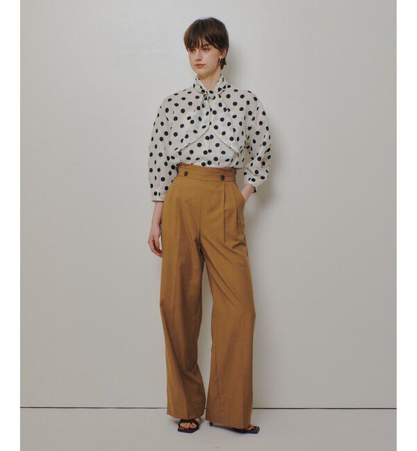 allureville「ポルカドットブラウス」|シャツ・ブラウス|