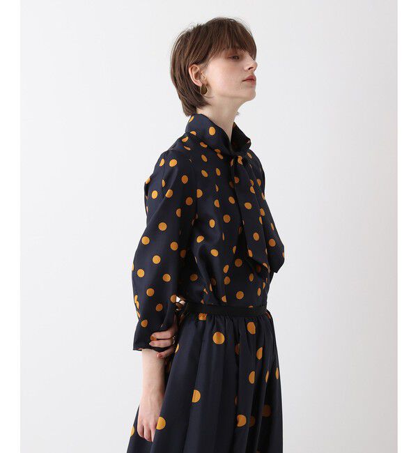 allureville「ポルカドットブラウス」|シャツ・ブラウス|